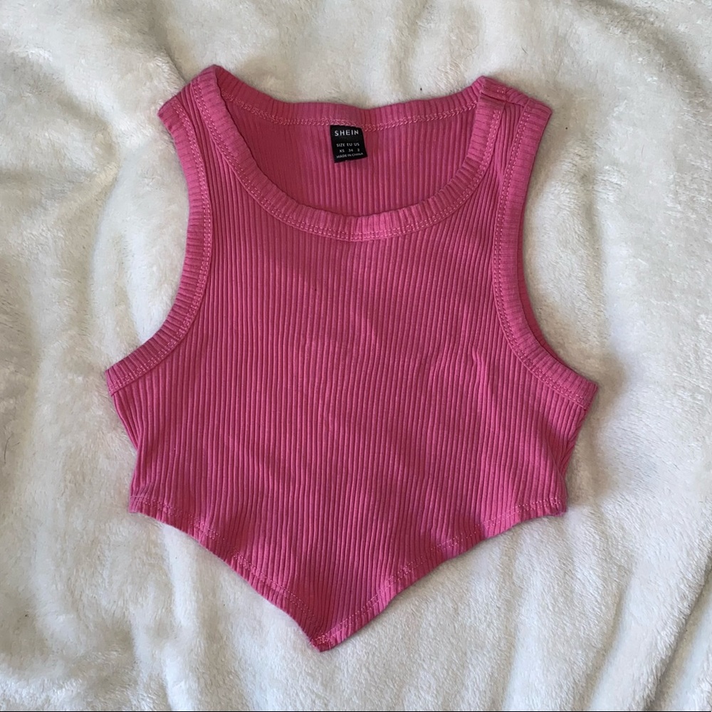 Ribbed Crop Tank Top